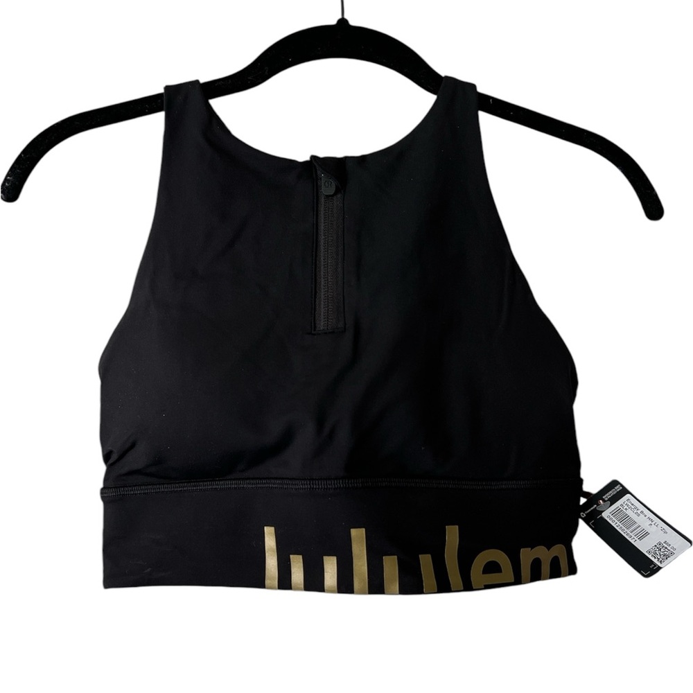 Lululemon NWT Zip Halter Sports Bra